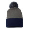 Tuque à pompon et revers 12