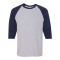 T-shirt à manches trois-quarts raglan Heavy Cotton™