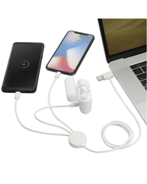 Câble de chargement 5 en 1 avec revêtement