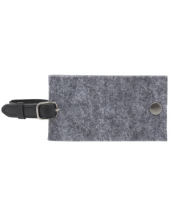 Étiquette de bagage en feutre recyclé The Goods