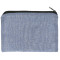 Pochette en sergé de coton recyclé de 5 oz