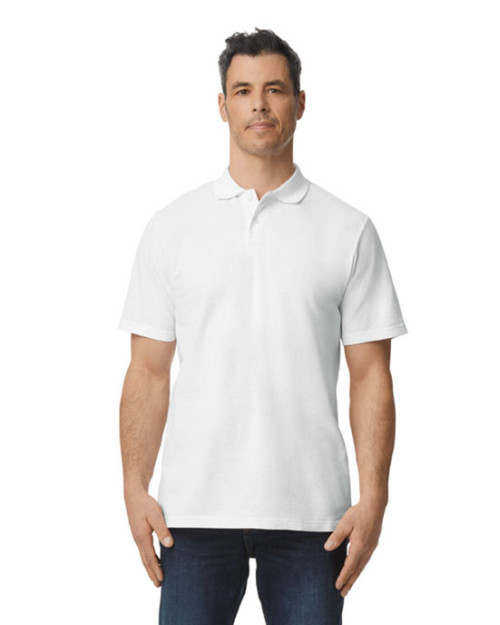 Polo piqué double Softstyle pour hommes