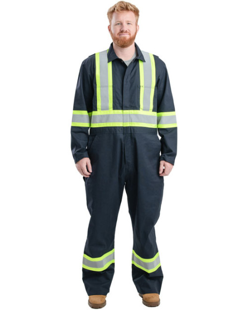 Combinaison de sécurité non doublée à joint rayé pour hommes