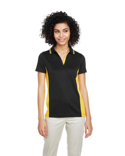 Flash - Polo pour femme à blocs de couleur avec protection contre les accrocs Plus